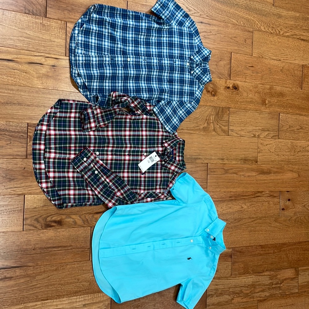 Boys button up shirts